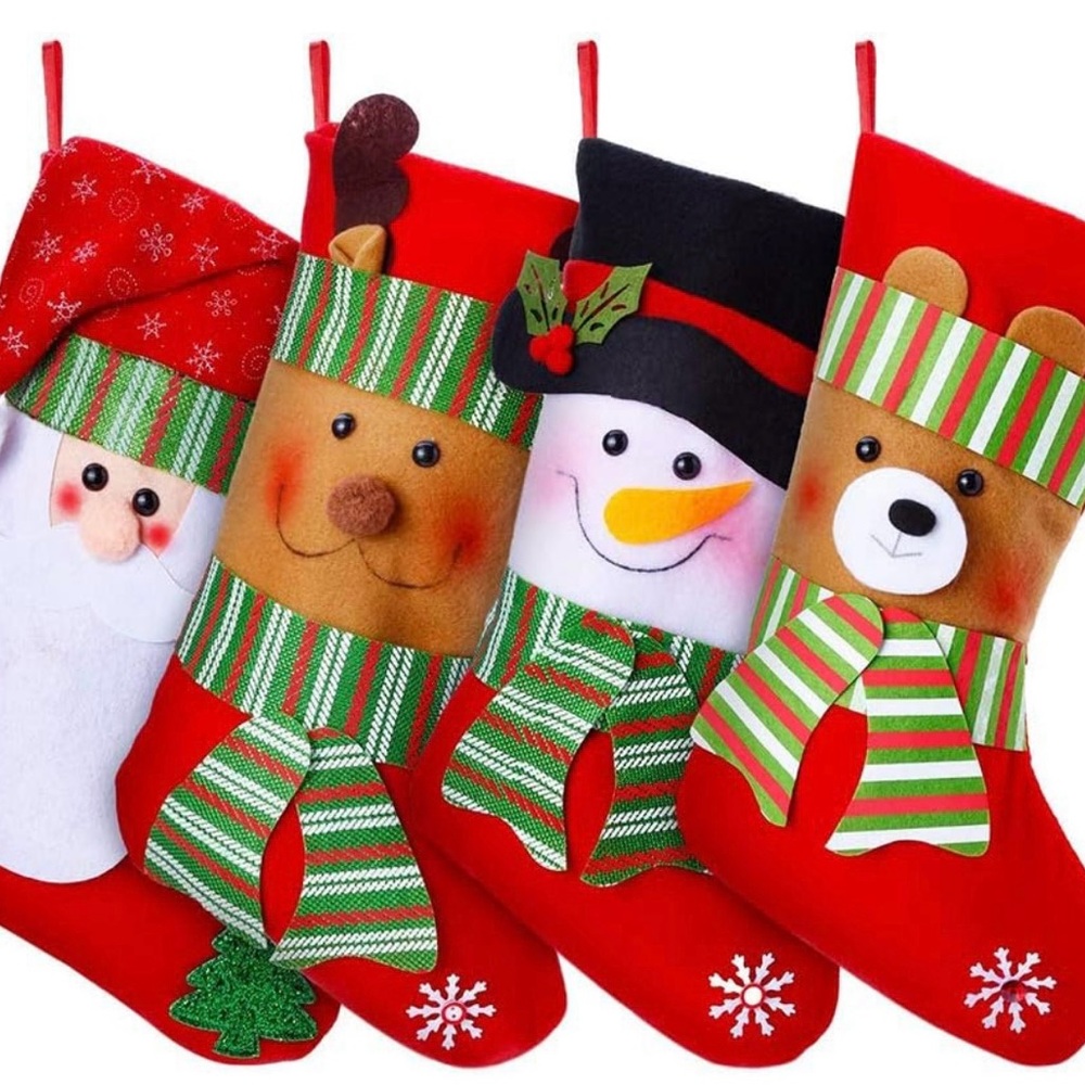 Festive Christmas Stockings Set